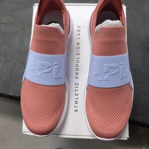 APL Pink and Blue Slip-On Sneakers